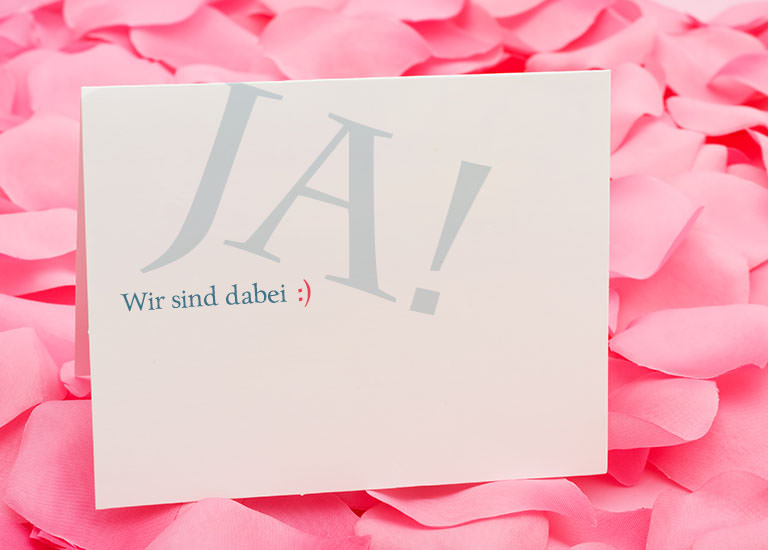 Individuelle Hochzeits-Papeterie Hannover | Save the date Einladungskarte Antwortkarte