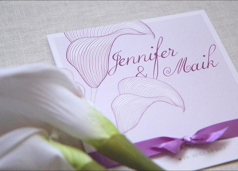 Individuelle Hochzeits-Papeterie Hannover | Save the date Einladungskarte Antwortkarte
